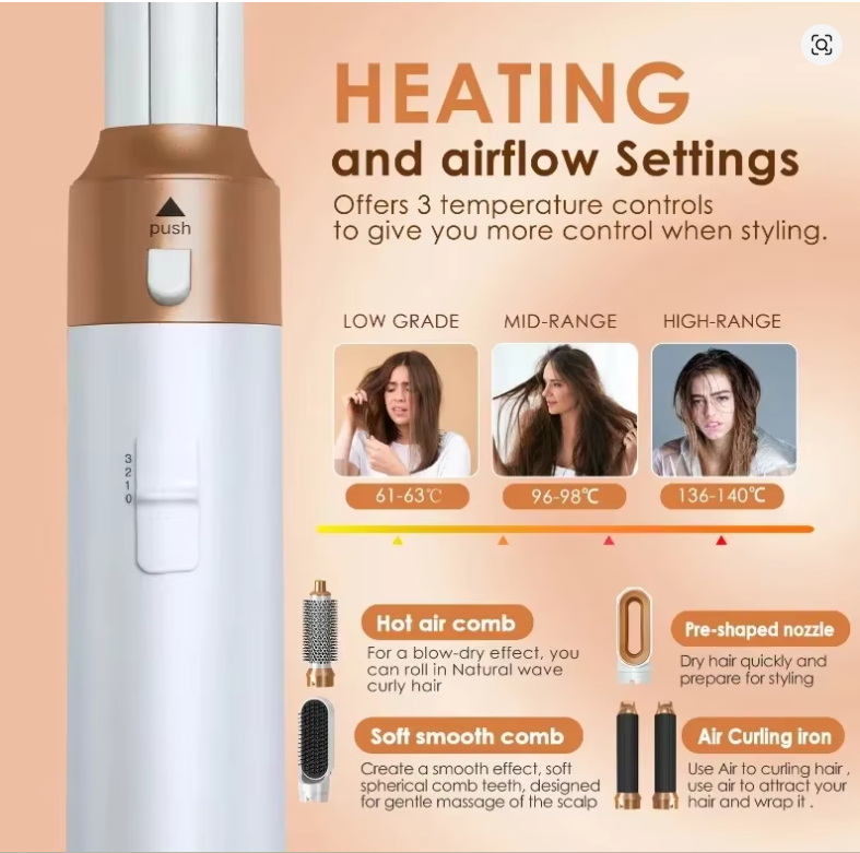 5-in-1 Hair Dryer Brush
